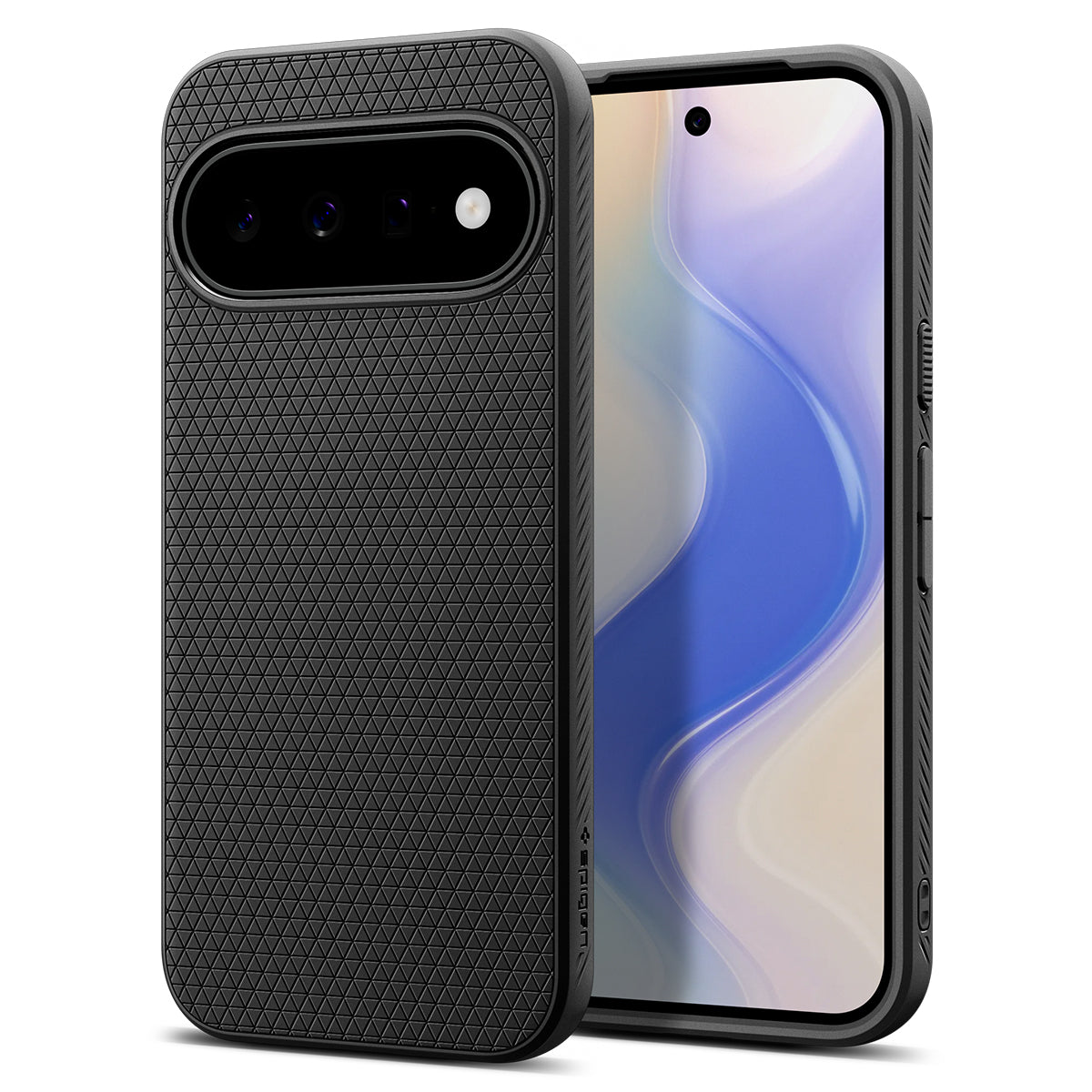 Tok Google Pixel 11-hez, Spigen, Liquid Air, Matt fekete ACS11438
