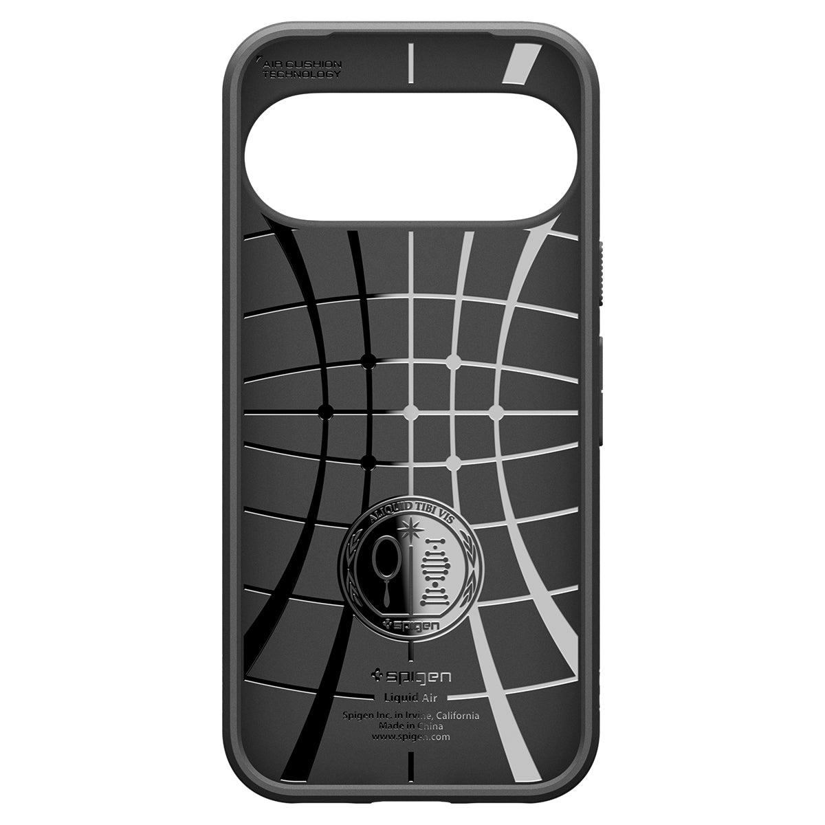 Tok Google Pixel 11-hez, Spigen, Liquid Air, Matt fekete ACS11438