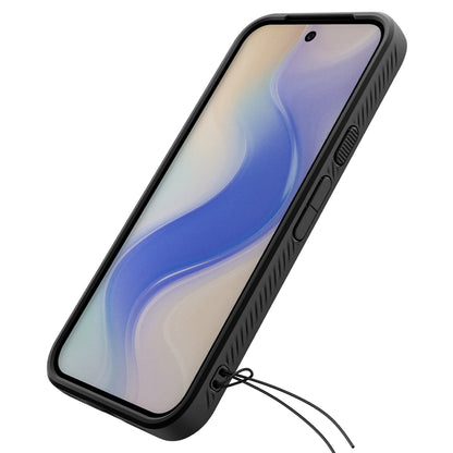 Tok Google Pixel 11-hez, Spigen, Liquid Air, Matt fekete ACS11438