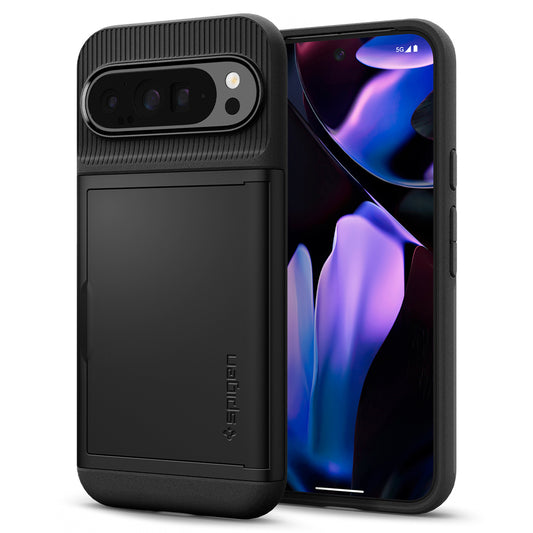 Tok a Google Pixel 9 Pro XL-hez, Spigen, Slim Armor CS, Fekete ACS07729