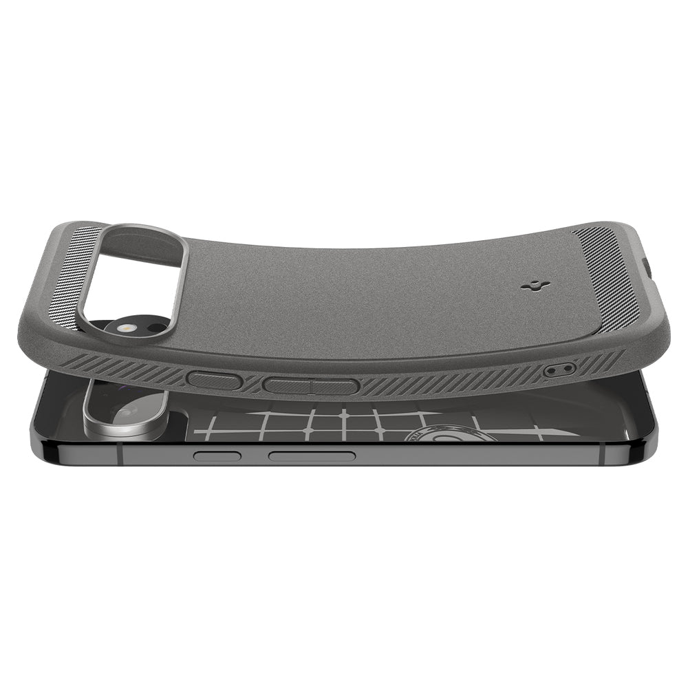 Tok a Google Pixel 9 Pro XL-hez, Spigen, Rugged Armor, Szürke ACS07784