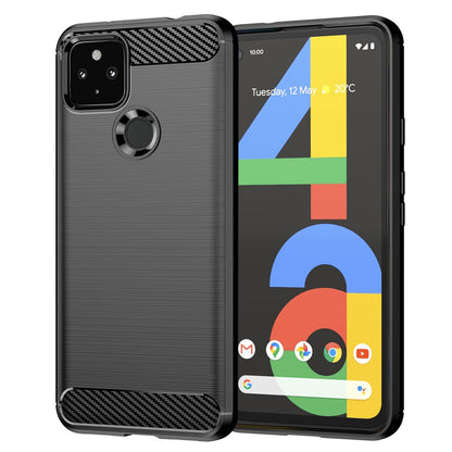 Tok Google Pixel 4a 5G-hez, Techsuit, karbon, fekete