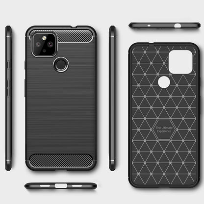 Tok Google Pixel 4a 5G-hez, Techsuit, karbon, fekete