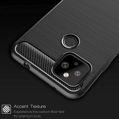 Tok Google Pixel 4a 5G-hez, Techsuit, karbon, fekete