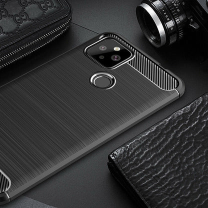 Tok Google Pixel 4a 5G-hez, Techsuit, karbon, fekete