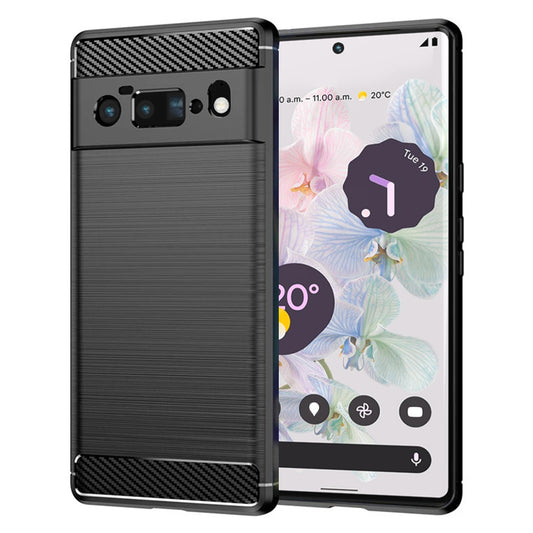 Tok Google Pixel 6 Pro-hoz, Techsuit, karbon, fekete