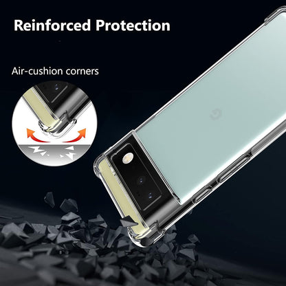 Case for Google Pixel 6 Pro, Techsuit, Shockproof Clear, Transparent