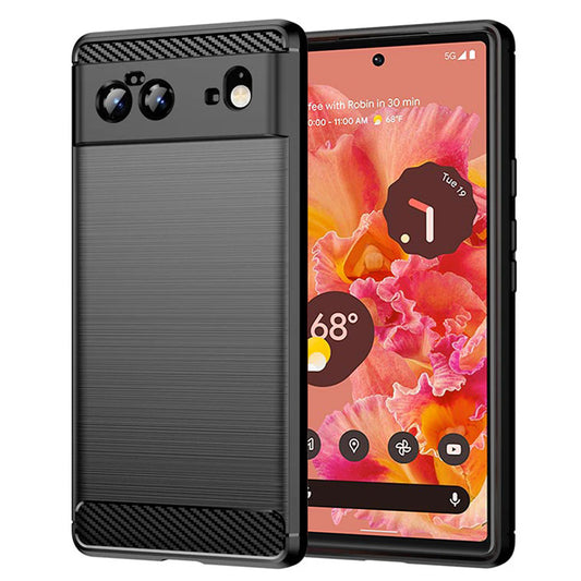Tok Google Pixel 6-hoz, Techsuit, karbon, fekete