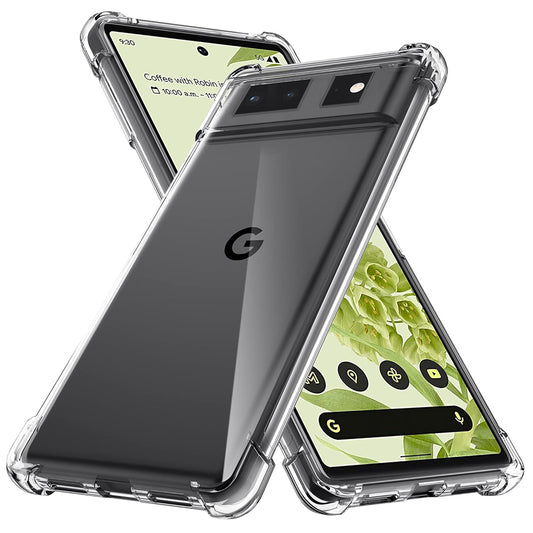 Tok Google Pixel 6-hoz, Techsuit, ütésálló átlátszó, áttetsző