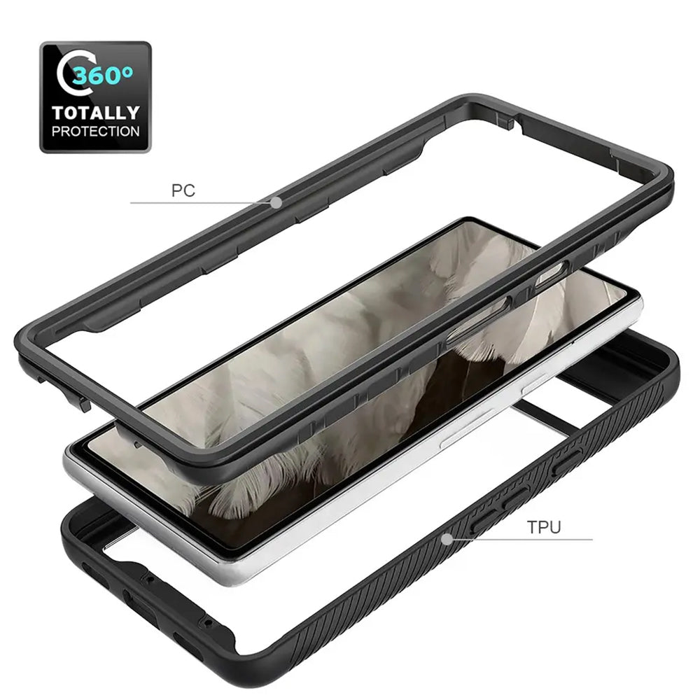 Tok a Google Pixel 7a-hoz, Techsuit, Defense360 Pro, Fekete