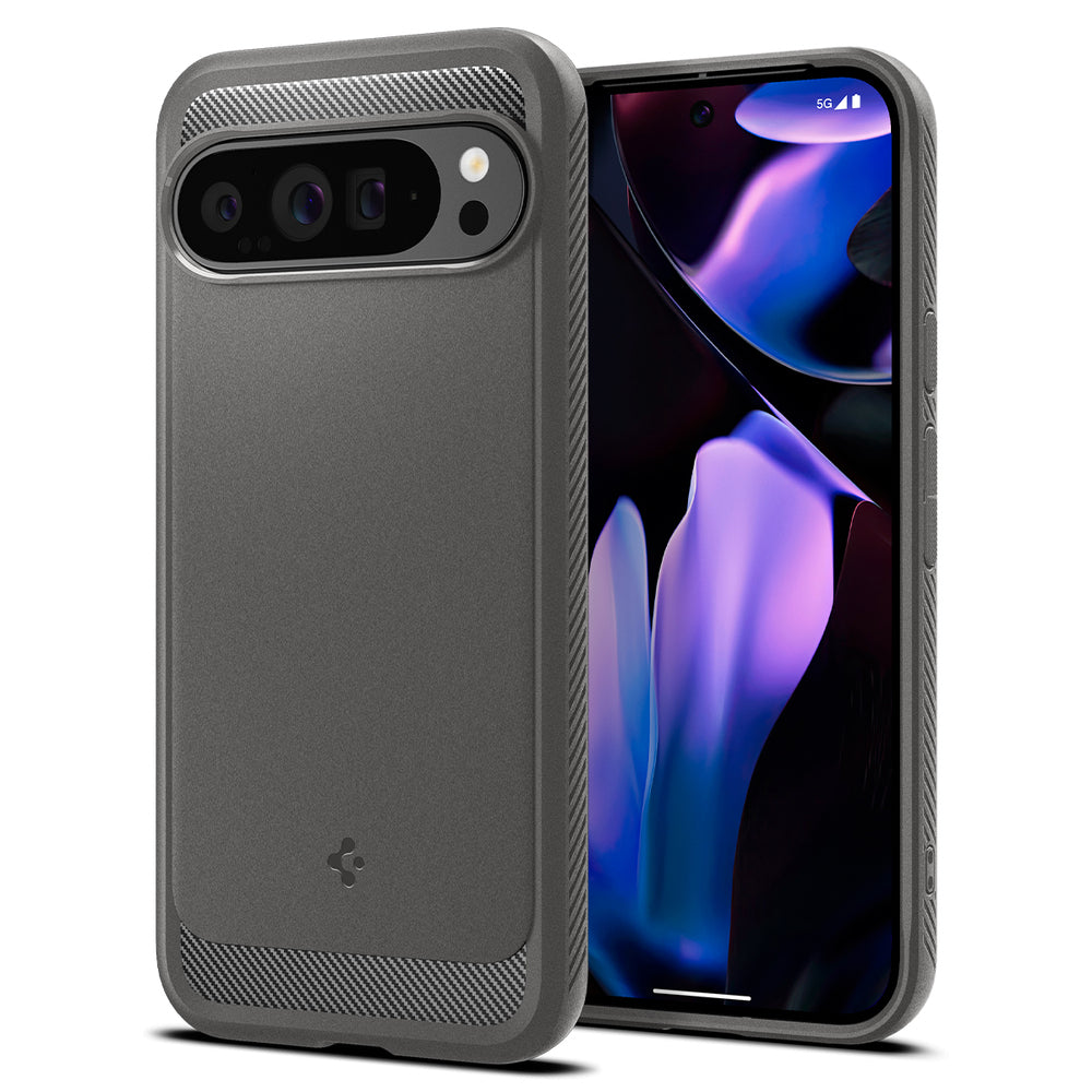 Tok a Google Pixel 9 Pro XL-hez, Spigen, Rugged Armor, Szürke ACS07784