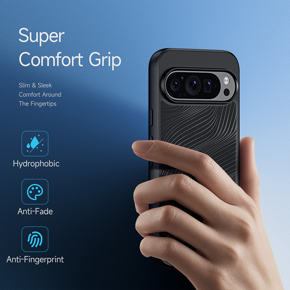 Tok a Google Pixel 9 / 9 Pro-hoz, DUX DUCIS, Aimo, Fekete