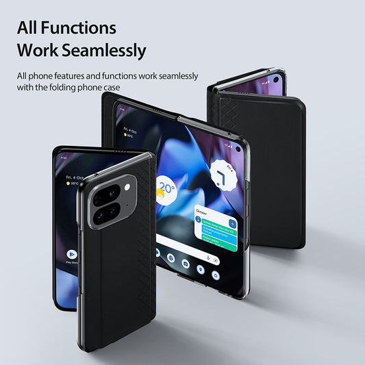 Tok a Google Pixel 9 Pro Fold készülékhez, DUX DUCIS, Bril, Rózsaszín