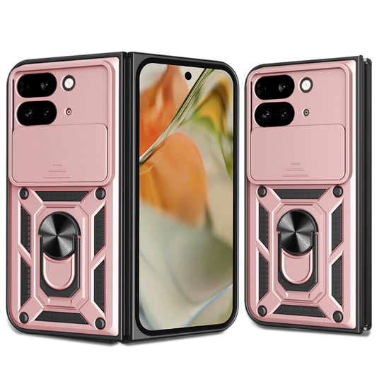 Tok a Google Pixel 9 Pro Fold készülékhez, Techsuit, CamShield, rózsaszín