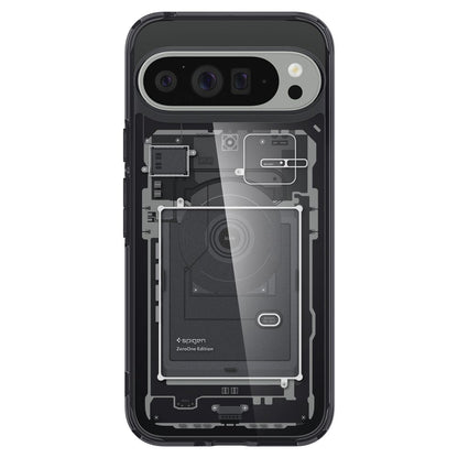 Tok Google Pixel 9 Pro XL-hez, Spigen, Ultra Hybrid Zero One, Fekete ACS07722