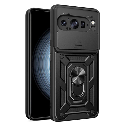 Tok a Google Pixel 9 Pro XL-hez, Techsuit, CamShield, Fekete