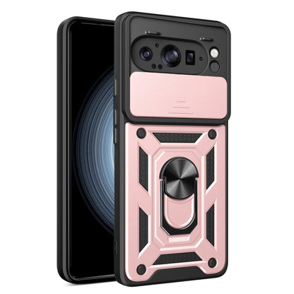 Tok Google Pixel 9 Pro XL-hez, Techsuit, CamShield, rózsaszín