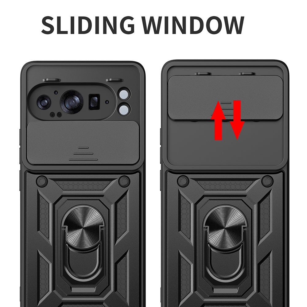 Tok Google Pixel 9 Pro XL-hez, Techsuit, CamShield, rózsaszín