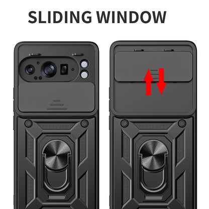 Tok Google Pixel 9 Pro XL-hez, Techsuit, CamShield, rózsaszín