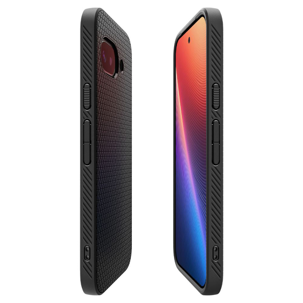 Tok a Google Pixel 9a-hoz, Spigen, Liquid Air, Matt Fekete ACS09039