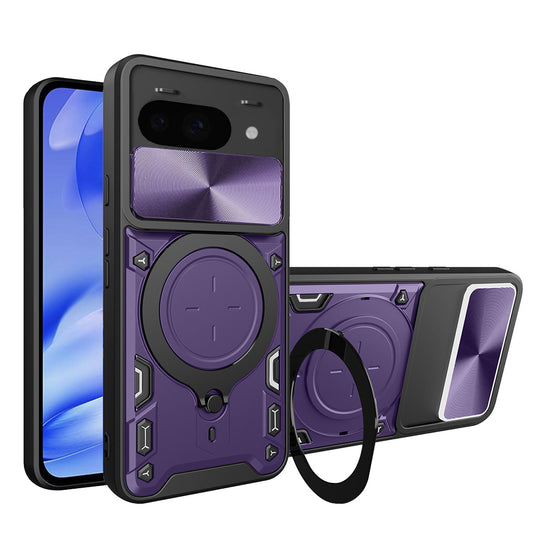 Tok Google Pixel 9a-hoz, Techsuit, CamGuard Pro, Lila
