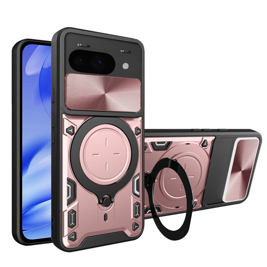 Tok Google Pixel 9a-hez, Techsuit, CamGuard Pro, Rózsaarany