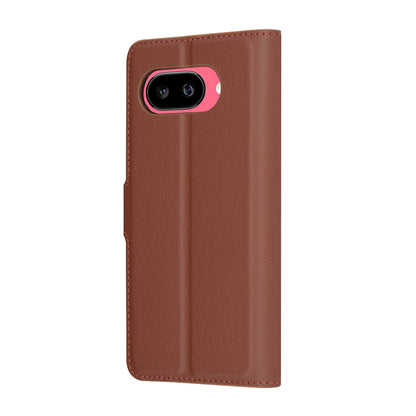 Tok Google Pixel 9a-hez, Techsuit, bőr folio, barna