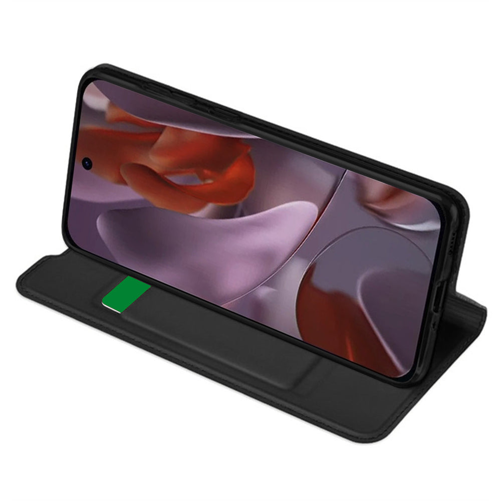 Case for Google Pixel 9a, Techsuit, Magskin Book, Black