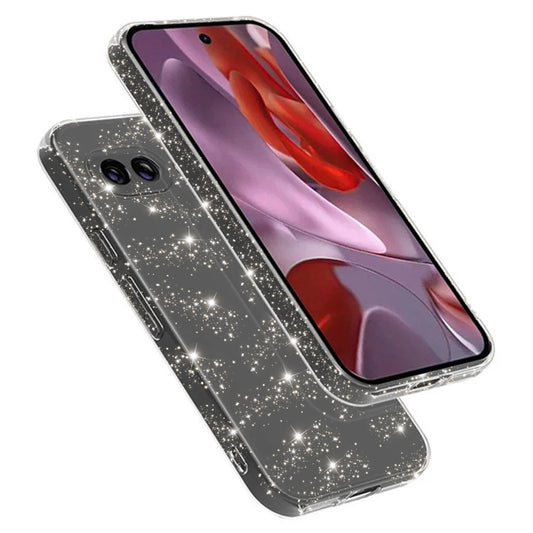 Tok Google Pixel 9a-hez, Techsuit, SparkleSkin, Átlátszó