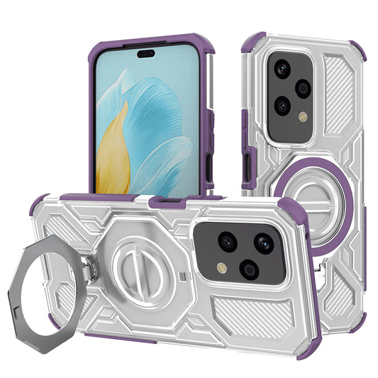 Tok Honor 200 Lite-hez, Techsuit, Carbon Shield Pro, Lila