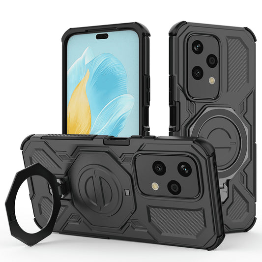 Tok Honor 200 Lite-hez, Techsuit, Carbon Shield Pro, Fekete