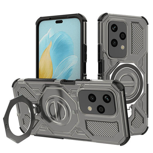 Tok Honor 200 Lite-hez, Techsuit, Carbon Shield Pro, Fekete