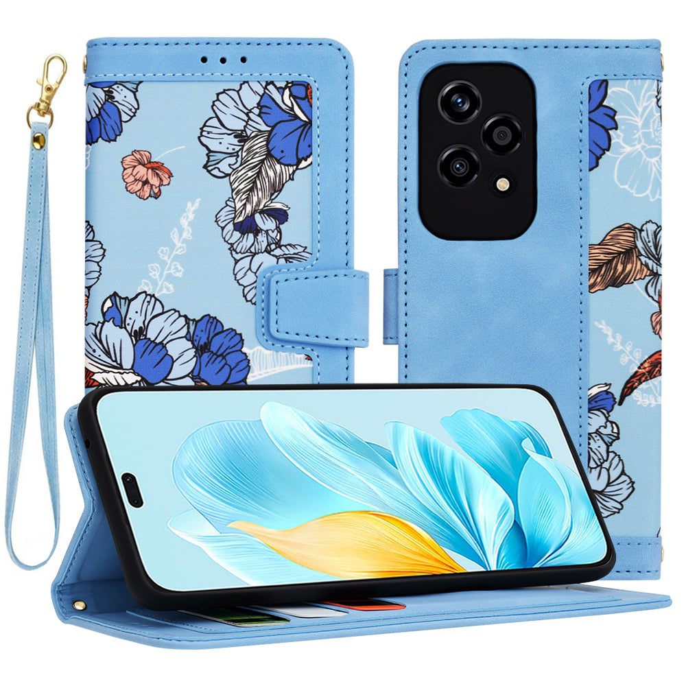 Tok Honor 200 Lite-hez, Techsuit, FlipCraft, Kék