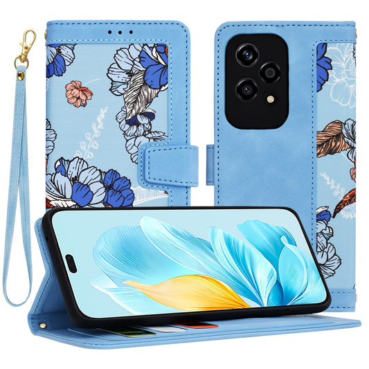 Tok Honor 200 Lite-hez, Techsuit, FlipCraft, Kék