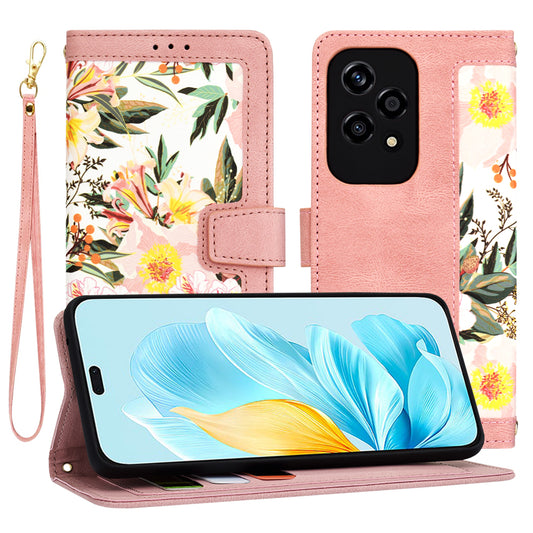 Tok Honor 200 Lite-hez, Techsuit, FlipCraft, Rózsaszín