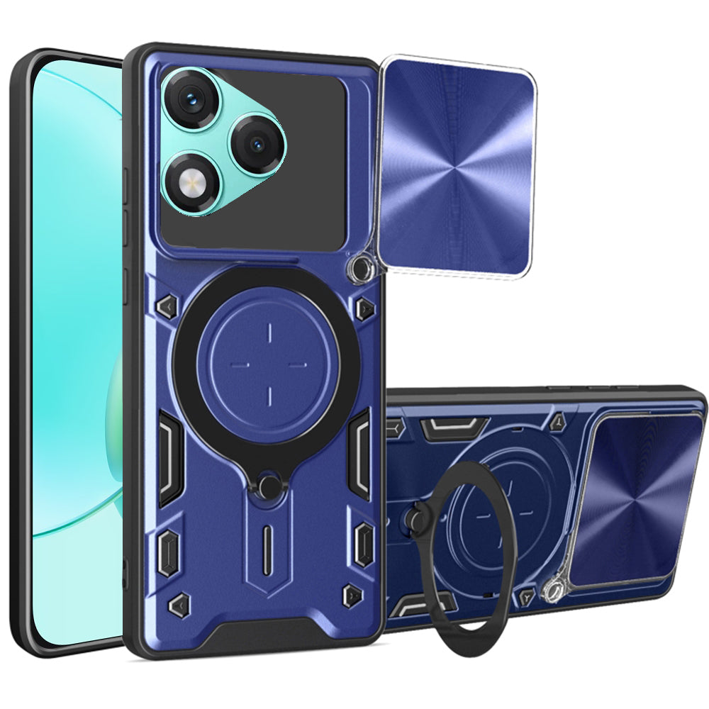 Honor 400 Lite tok, Techsuit, CamGuard Pro, Kék