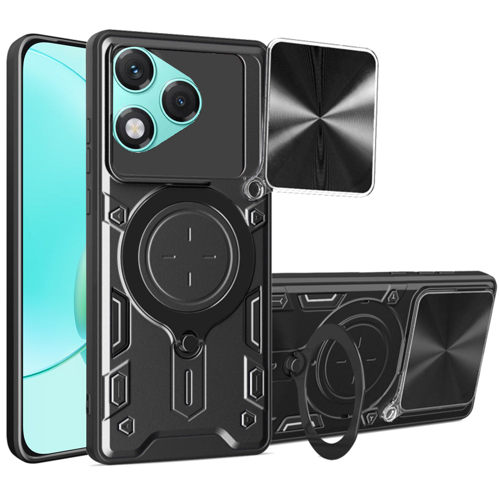 Honor 400 Lite tok, Techsuit, CamGuard Pro, Fekete