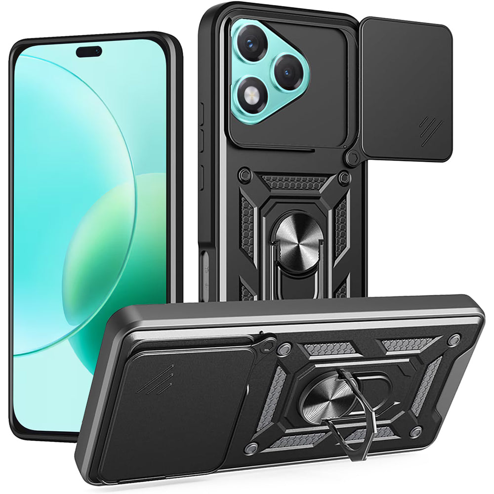 Honor 400 Lite tok, Techsuit, CamShield, Fekete
