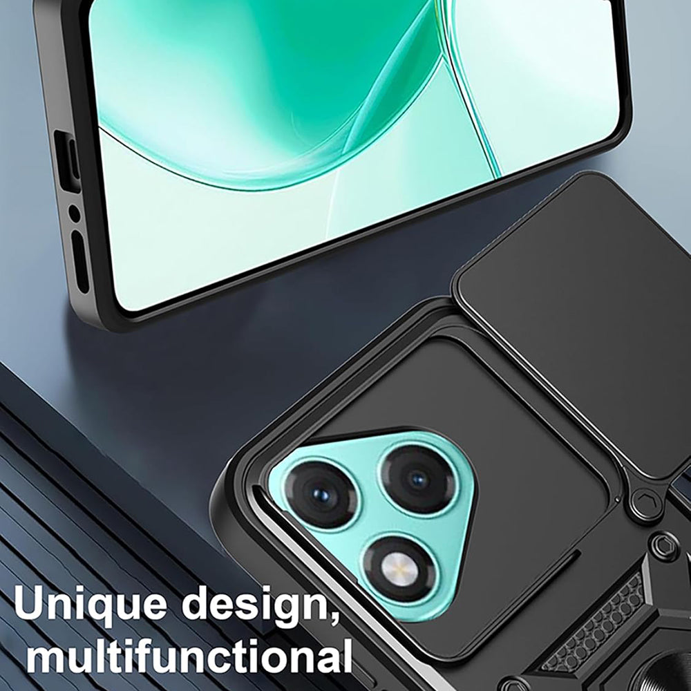 Honor 400 Lite tok, Techsuit, CamShield, Fekete