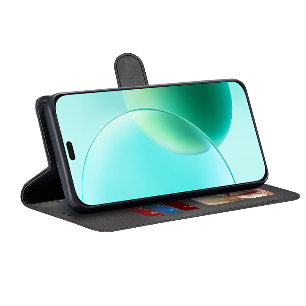 Honor 400 Lite tok, Techsuit, Diary Book, Fekete