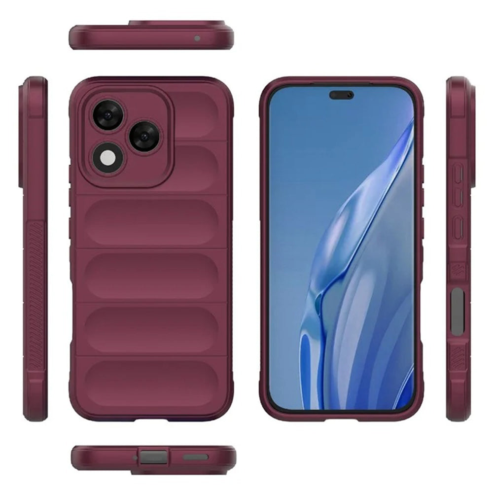 Honor 400 Lite tok, Techsuit, Magic Shield, Bordó