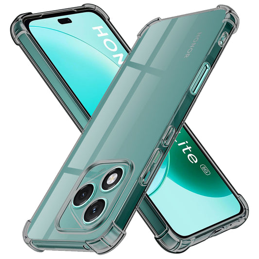 Honor 400 Lite tok, Techsuit, Ütésálló Átlátszó, Füstszínű