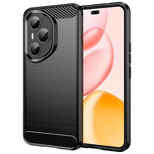 Case for Honor 400 Pro, Techsuit, Carbon, Black