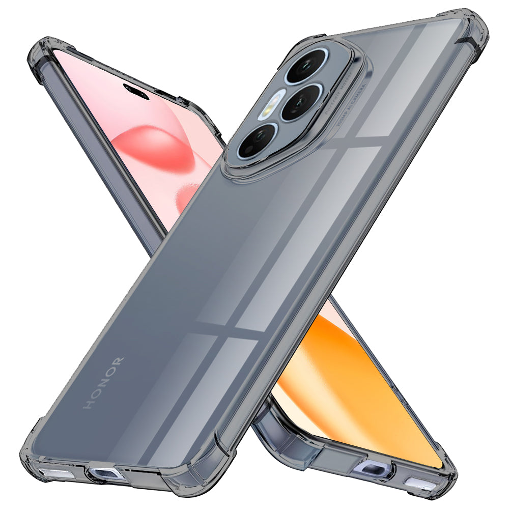 Case for Honor 400 Pro, Techsuit, Shockproof Clear, Smoke