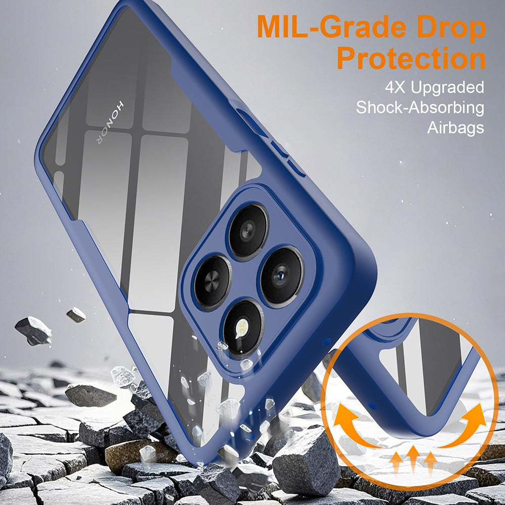 Tok a Honor 400 Smart 4G / X7d 4G / 400 Smart 5G készülékhez, Techsuit, ColorVerse 360, Kék