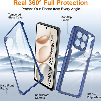 Tok a Honor 400 Smart 4G / X7d 4G / 400 Smart 5G készülékhez, Techsuit, ColorVerse 360, Kék