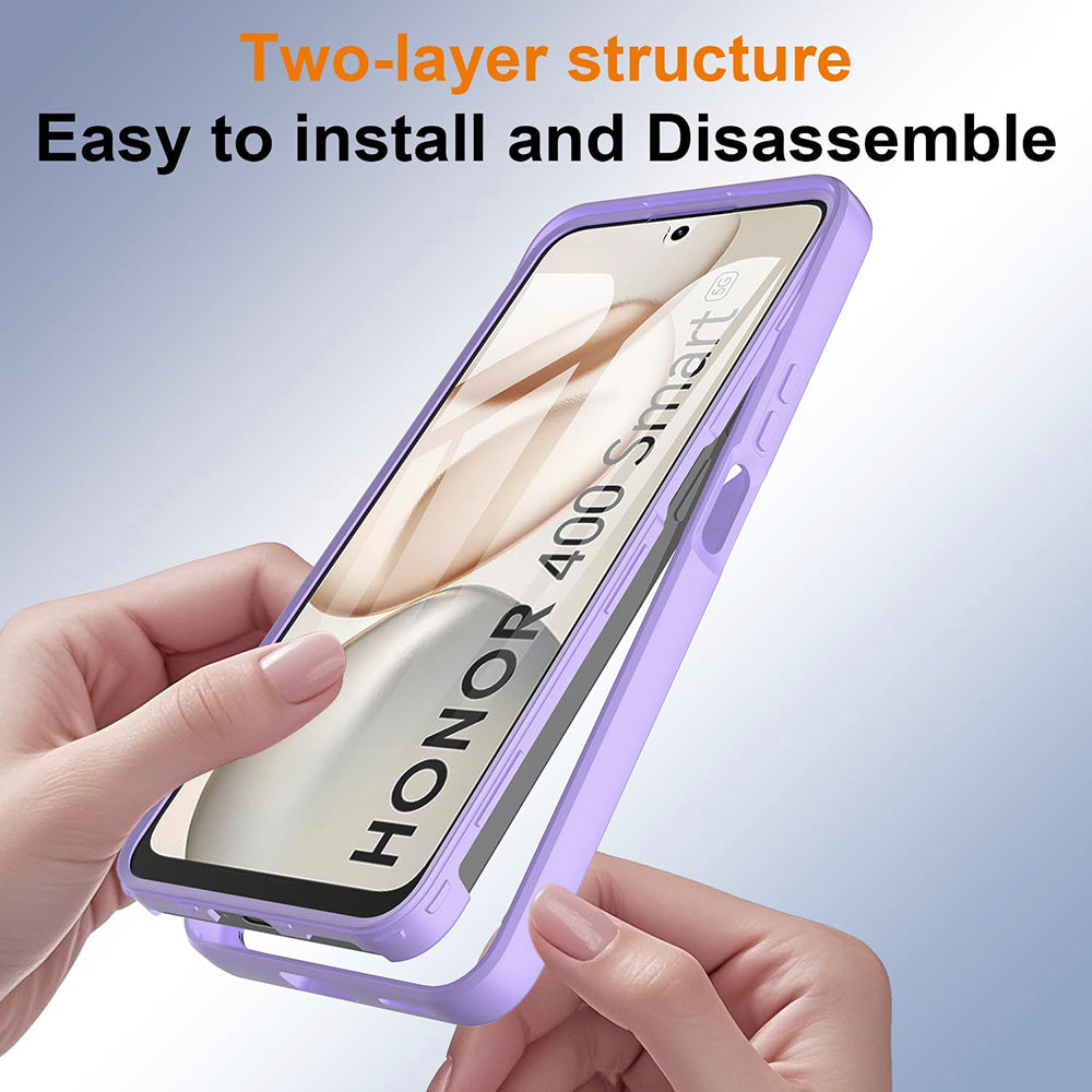 Tok a Honor 400 Smart 4G / X7d 4G / 400 Smart 5G készülékhez, Techsuit, ColorVerse 360, Lila