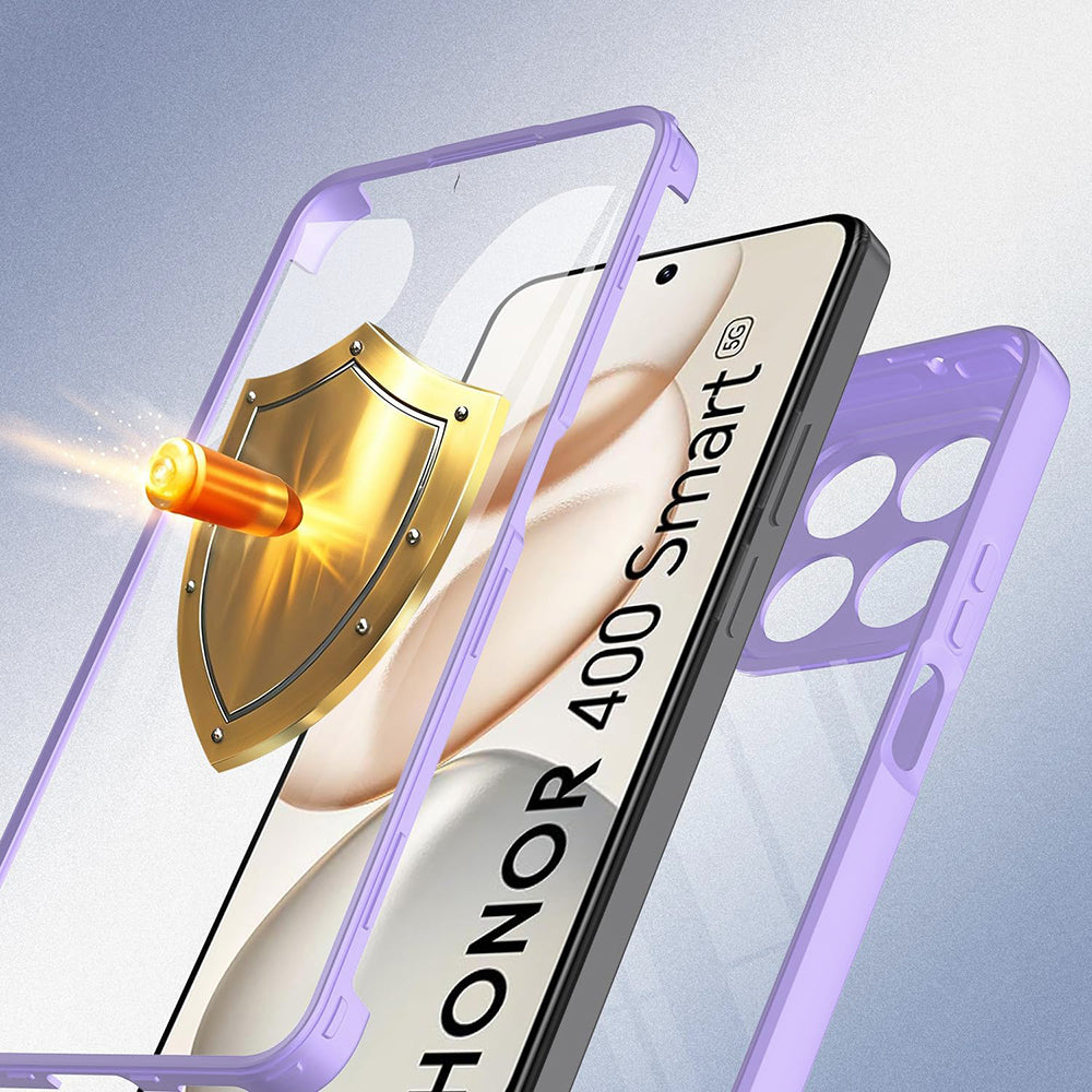 Tok a Honor 400 Smart 4G / X7d 4G / 400 Smart 5G készülékhez, Techsuit, ColorVerse 360, Lila