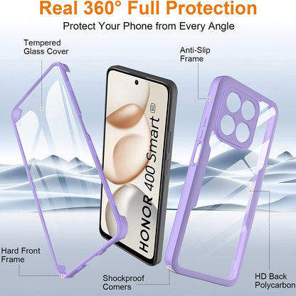 Tok a Honor 400 Smart 4G / X7d 4G / 400 Smart 5G készülékhez, Techsuit, ColorVerse 360, Lila