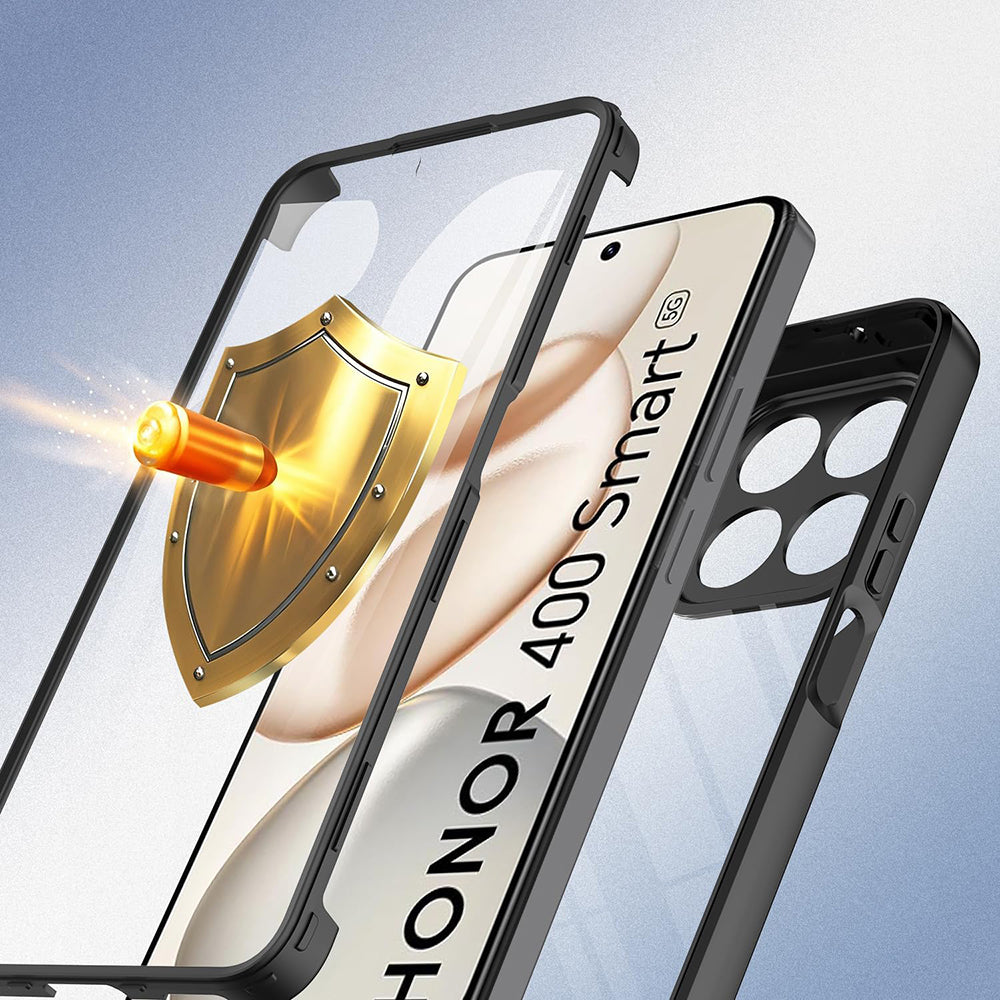 Tok a Honor 400 Smart 4G / X7d 4G / 400 Smart 5G készülékhez, Techsuit, ColorVerse 360, Fekete